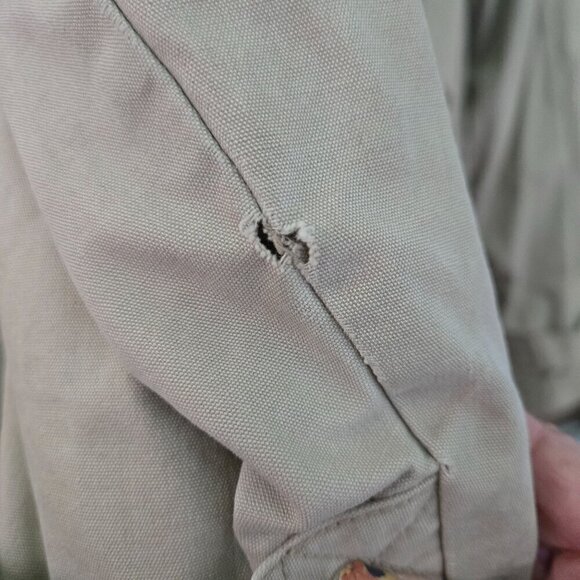 Manisha Jeanswear Vintage Blanket Lined Barn Chore Coat Men's Size S - Picture 7 of 10